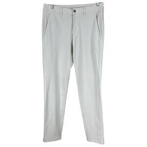 Lululemon Commission Pant Slim Warpstreme Cream Men's Size 31 x 31 EUC